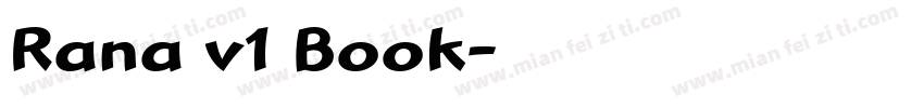 Rana v1 Book字体转换